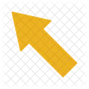 Pfeil Nach Oben Links Zeichen Richtung Symbol