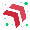 Pfeil nach oben rechts  Symbol