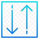 Pfeil Nach Oben Unten Bericht Diagramm Symbol