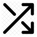 Pfeil nach rechts verschieben  Symbol