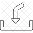 Pfeil speichern  Symbol