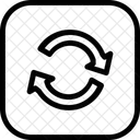 Pfeil Synchronisieren Synchronisieren Symbol