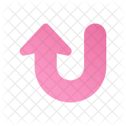 Pfeil zurückdrehen  Symbol