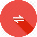 Pfeil Zweiweg Pfad Symbol