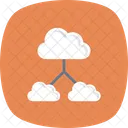 Pfeile Cloudcomputing Wolken Symbol