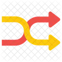 Shuffle Pfeile Richtungspfeile Navigationspfeile Symbol