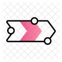 Zeigerdiagramm Prozessdiagramm Standortdiagramm Icon