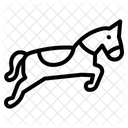 Pferde Reiten Symbol