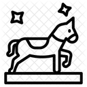 Pferde Reiten Symbol
