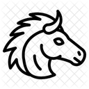 Pferde Reiten Symbol