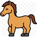 Pferd Reiten Haustier Symbol