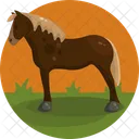 Pferd Tier Bauernhof Symbol