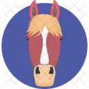 Pferd Tier Gesicht Icon