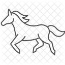 Pferd im Galopp  Symbol