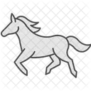 Pferd im Galopp  Symbol