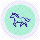 Pferd im Galopp  Symbol