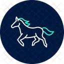 Pferd im Galopp  Symbol