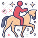 Reiten Pferderennen Pferdetraining Symbol