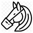 Pferde Reiten Symbol