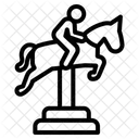 Pferde Reiten Symbol