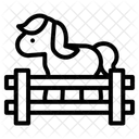 Pferde Reiten Symbol
