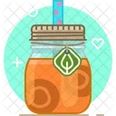 Pfirsich Karotte Smoothie Symbol