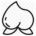 Pfirsich Symbol