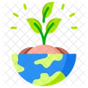 Pflanze Erde Welt Icon