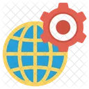 Zahnrad Globalsetting Symbol