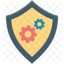 Cog Digital Sicherheit Symbol