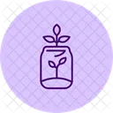 Pflanze Im Glas Pflanze Glas Symbol