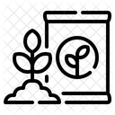 Pflanze Wachstum Dunger Symbol