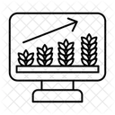 Überwachung des Pflanzenwachstums  Symbol