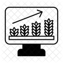Uberwachung Des Pflanzenwachstums Symbol