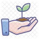 Pflanzen Natur Finger Icon