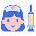 Krankenpflege Krankenschwester Arzthelferin Symbol