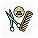Pflegeset Pflege Schere Symbol