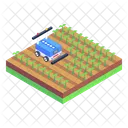 Landwirtschaft Pflugen Bodenpflugen Symbol