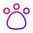 Pfotenabdruck  Symbol