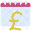 Pfund Kalender Termine Icon