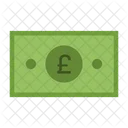 Pfund Sterling Banknote  Symbol