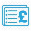 Pfund-Sterling-Liste  Symbol