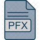 Pfx Fichier Format Icône