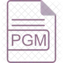 Pgm、ファイル、フォーマット アイコン