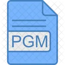 Pgm、ファイル、フォーマット アイコン