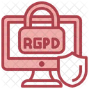 Seguridad de datos pgpd  Icono