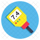 P H Meter Ausrustung Boden P H Meter Symbol