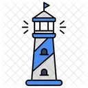 Tour De La Mer Poste De Garde Phare Icône