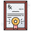 Pharma Certificate Medicine Icon