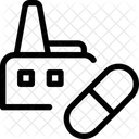 Pharmaceutical Factory Pharmaceutical Industry Medicine Factory Icon